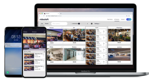 Visual representation of photo management software highlighting secure offsite backup for encrypted CCTV footage in Eversafe cloud.